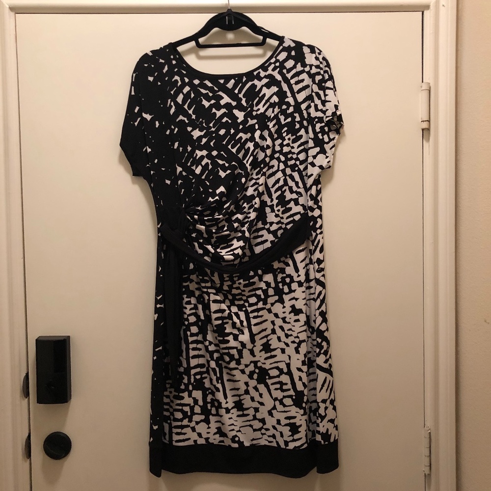 Alfani Black and White Dress